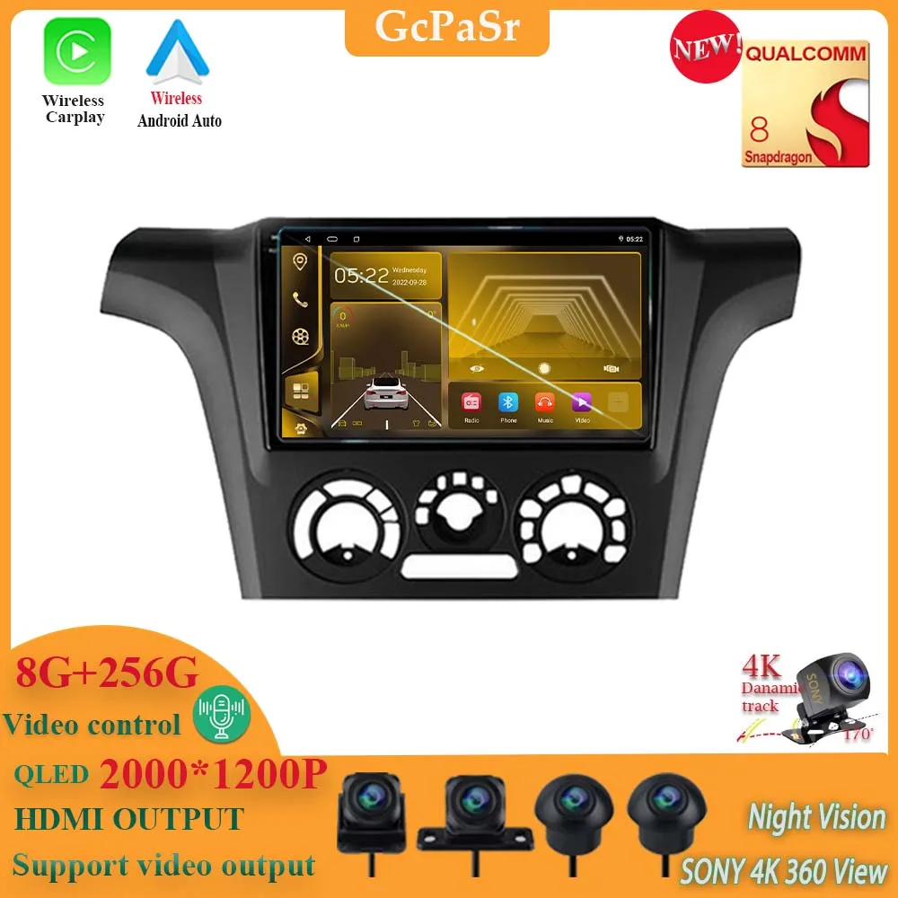 

Qualcomm Snapdragon Android 13 Car Radio For Mitsubishi Outlander 2002-2008 Multimedia Player Navigation GPS No 2din 5G Wifi DVD
