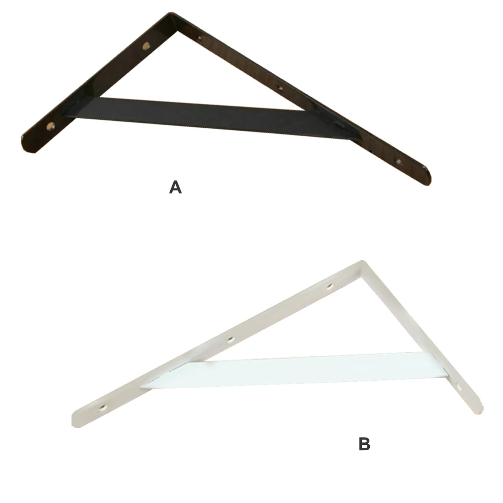

6x Durable And Easy To Install Shelf Brackets For Heavy-Duty Wall Shelves - No Acrylic Off Widely Acclimated