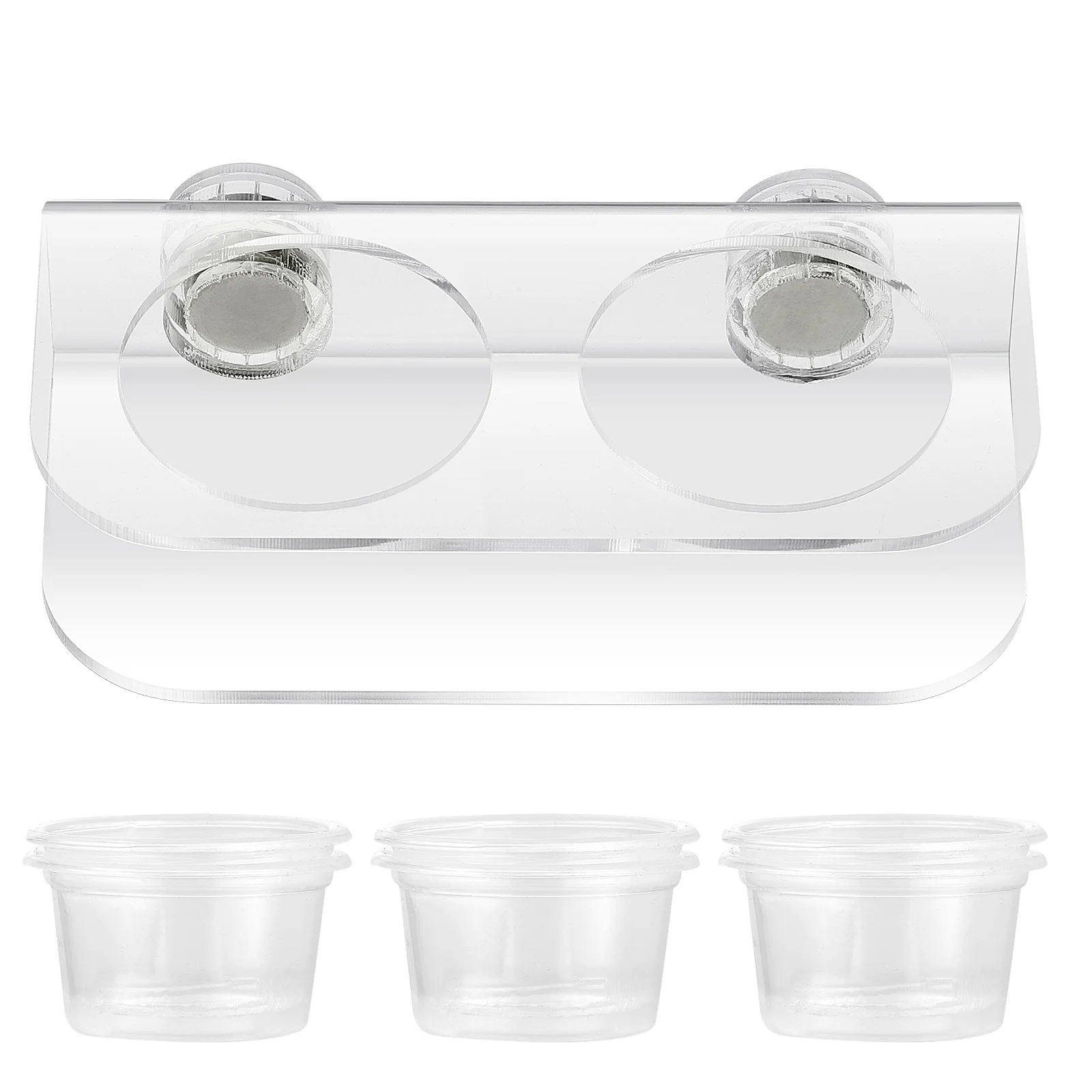 

Gecko Reptile Accessories Crested Feeding Bowl Water Cups Dish Feeder Tank Tortoise Dragon Bearded Supplies Crab Hermit Cage