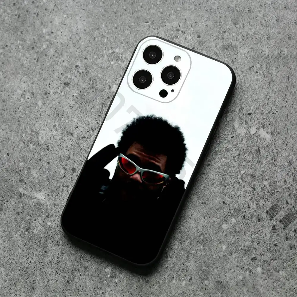 Фото Чехол для телефона T-The Weeknd для iPhone 17, 16, 15, 14, 13, 12, 11, Plus, Pro Max, XS, X, XR, SE, Mini, мягкий силиконовый, черный №3
