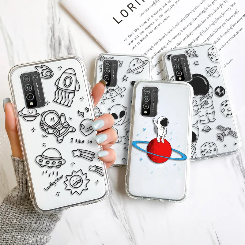 

P30 Lite P40 Pro Case For Huawei Honor 50 10X Lite 20 30S Cases SIlicone Funda Huawei Nova 8i 7i SE Mate 20 40 P Smart Plus Z S