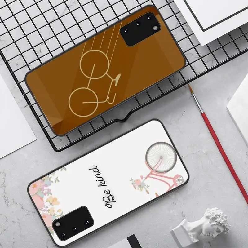 

BIKE Cycling Art Phone Case for Samsung S10 21 20 9 8 plus lite S20 UlTRA 7edge