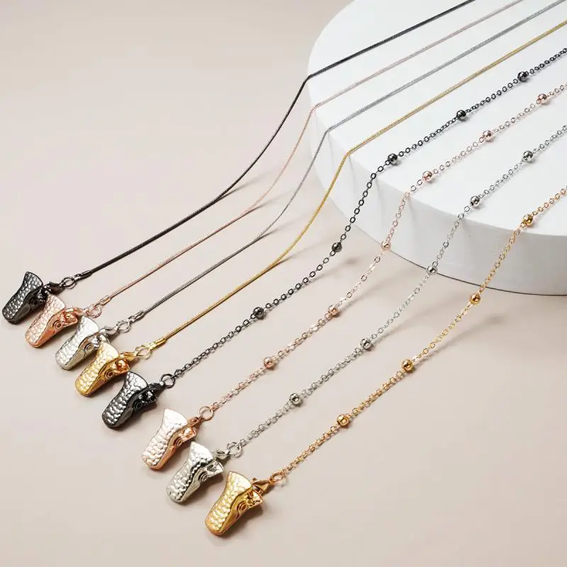 Новинка 2022 модная металлическая цепочка для очков со змеиным косточком и шнурком