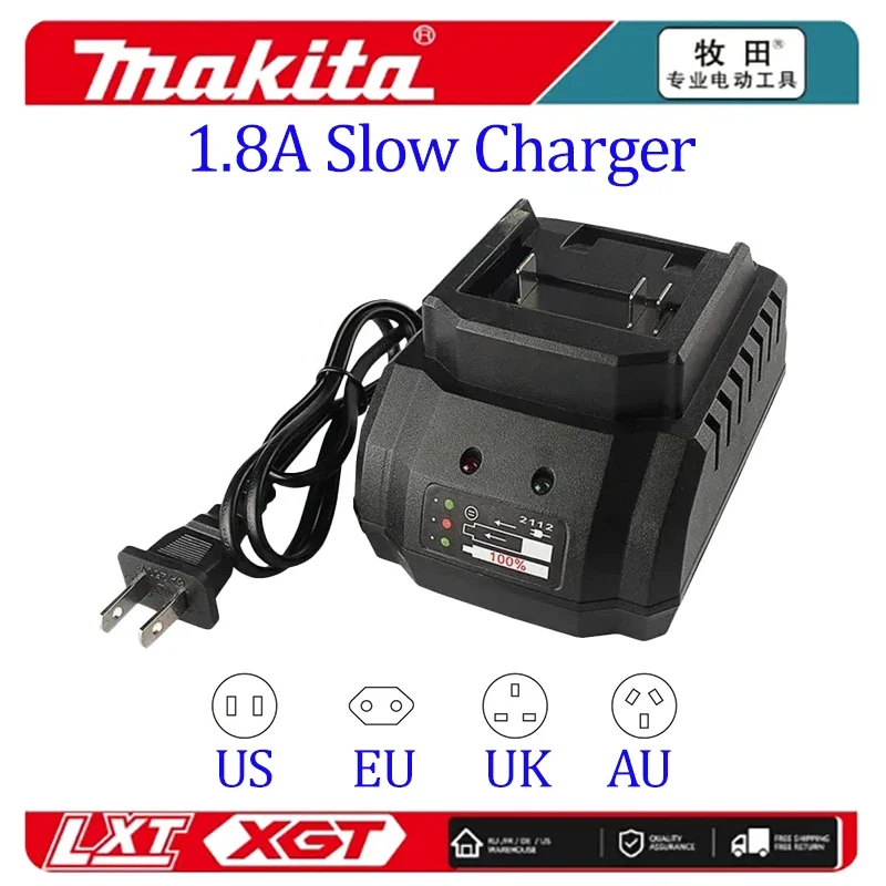 Makita1.8A оригинальное зарядное устройство для литий-ионного аккумулятора 21 В BL1415