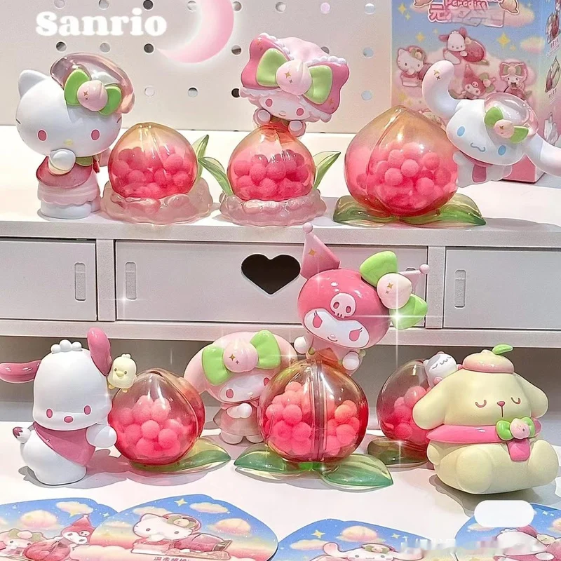 

Sanrio Vitality Peach Paradise Series глухая коробка ПВХ Hello Kitty фигурка Cinnamoroll кавайные коллекционные игрушки для девочек на Рождество