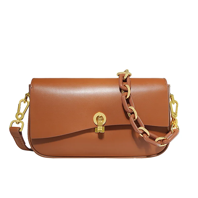 Genuine Leather Messenger Shoulder Bag Luxury Designer Handbag Zipper Bags for Women 2022 Hot Sales Crossbody Bags Chain Purses