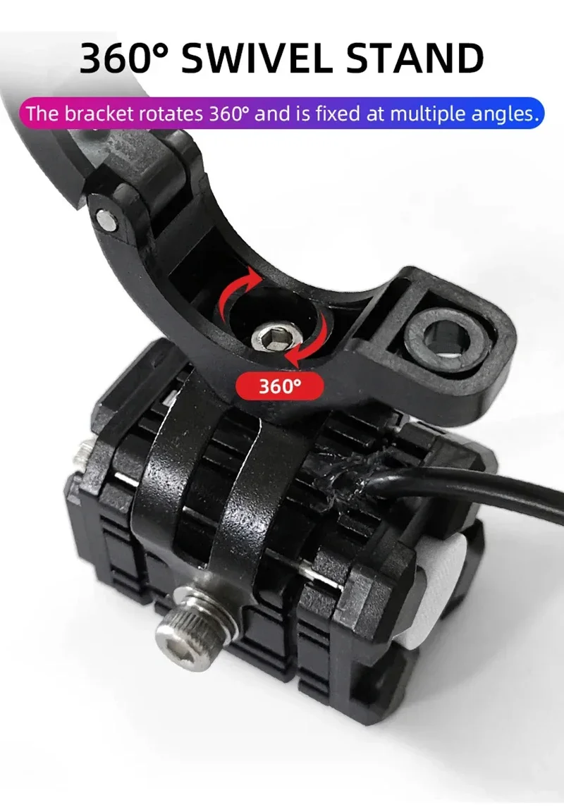 Мотоциклетная вспышка Око демона водонепроницаемый маркер белый желтый свет