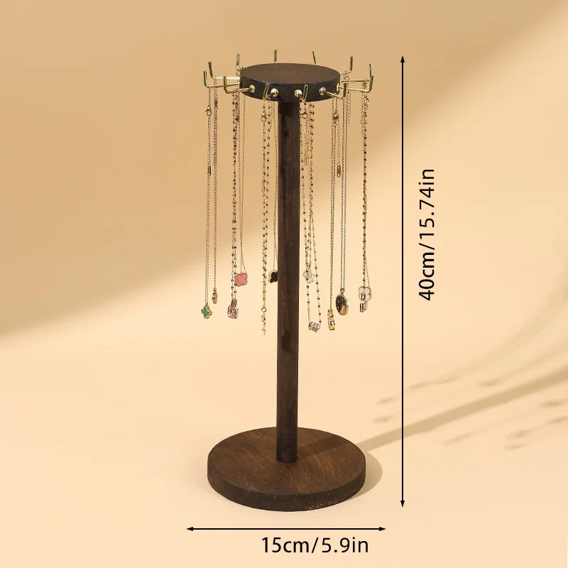 

Креативная Подвесная Подставка Для Ювелирных Изделий, Деревянный Держатель Для Браслета И Ожерелья Для Прямой Трансляции