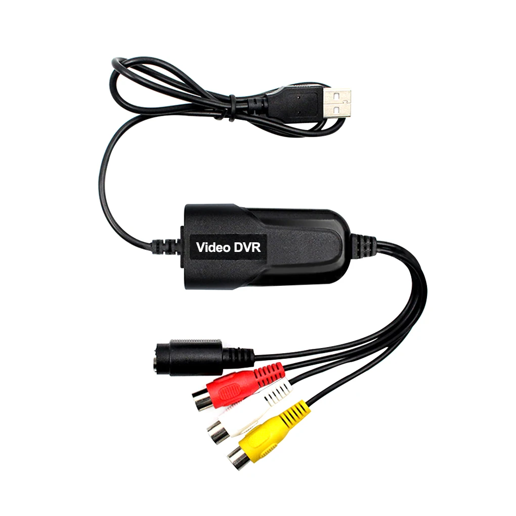

Video Capture Card USB 2.0 Computer Audio Recorder DVD Portable Capture Adapter Converter for Windows 10/8/7 Capture Video