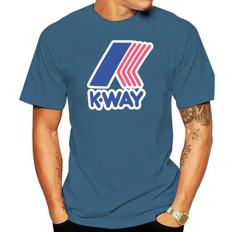 

Kway Mens Slim Fit Pete Macro Logo Tshirt Cool Gift Personality Tee Shirt