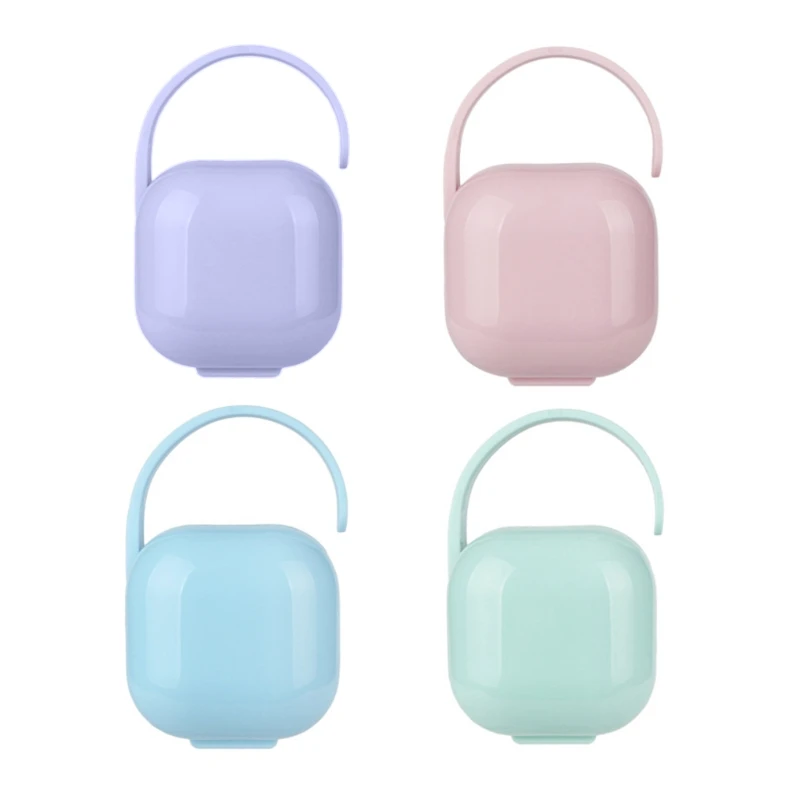 

Portable Baby Pacifier Case for Newborn Infant Soother Nipple Container Pacifier Holder Box Shower Gift
