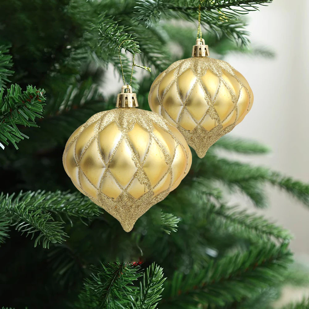 Рождественские луковые шары украшения Легко повесить Привлекательный дизайн