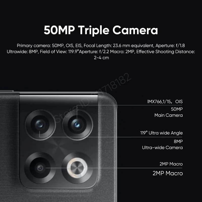 Global Rom OnePlus Ace Pro 5G 10T Smartphone 150W Supervooc Charge 4800mAh 6.7 AMOLED Display 50MP Camera Cellphone