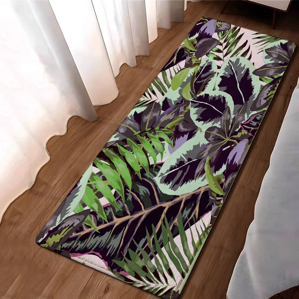 

Luxury Kitchen Entrance Doormat Home Bedroom Floor Decoration Hallway Mat Balcony Bathroom Anti-Slip Carpet Modern Printing Rug