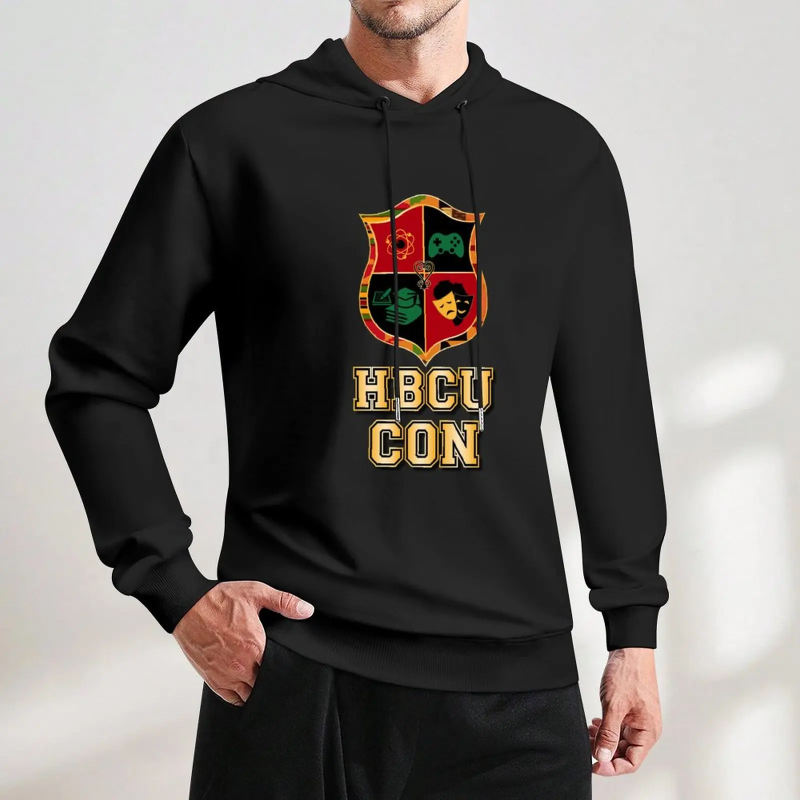 HBCU Con Shield пуловер с капюшоном аниме одежда мужская дизайнерская новые