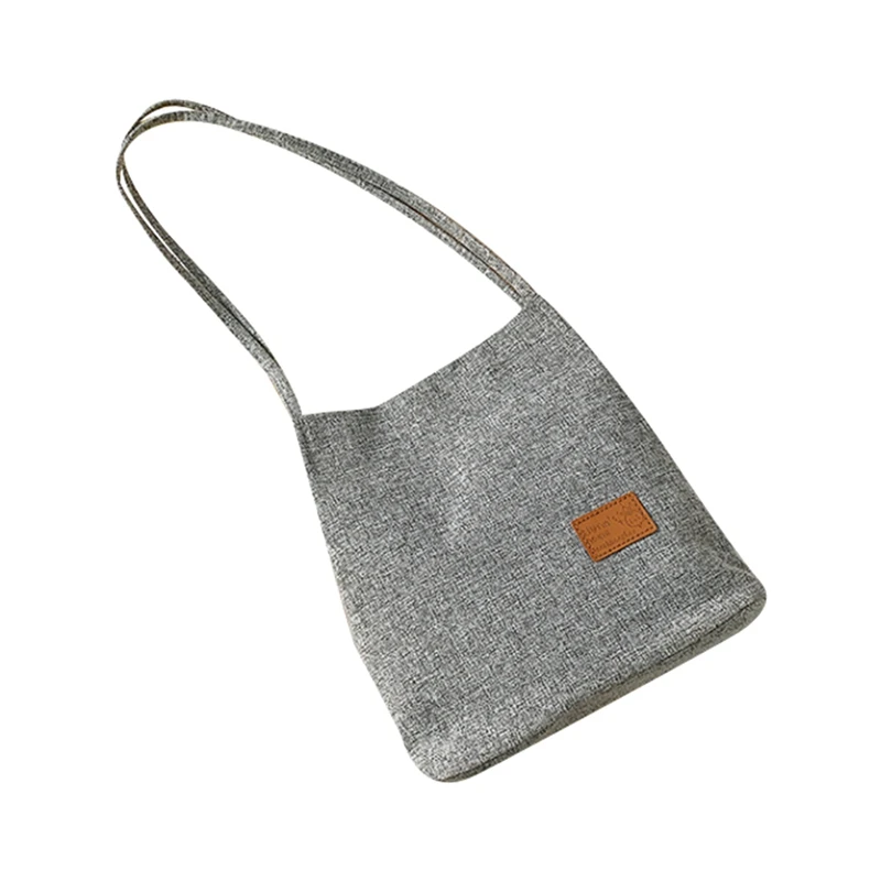 

Simple Fashion Women's Bag Bucket Canvas Bag Student One Shoulder Messenger Bag