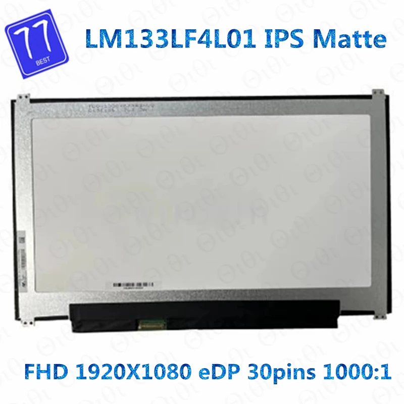 Оригинальный 13 3 &quotНовый ЖК-экран LM133LF4L 01 FHD 1920X1080 Дисплей Матрица 30-контактный