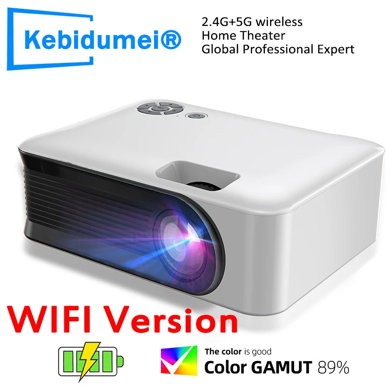 

Mini Projector WIFI 1080P HD Projector 4K Outdoor LED for Home theater projectors Cinema For smartphone video games For XIAOMI