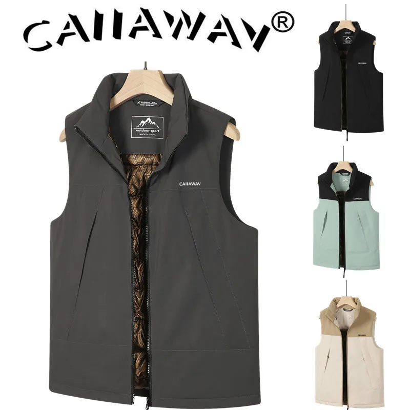 

CAIIAWAV Аутентичные технические Мужские Пуховые хлопковые майки для гольфа, пальто, новинка, теплое графеновое энергетическое пальто