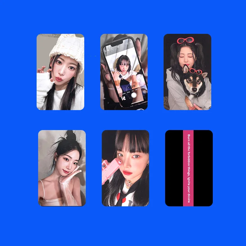 

5 шт./набор Kpop Idol LE SSERAFIM Lomo открытки фотооткрытки непредвиденная Weverse фотооткрытка открытка для коллекции поклонников
