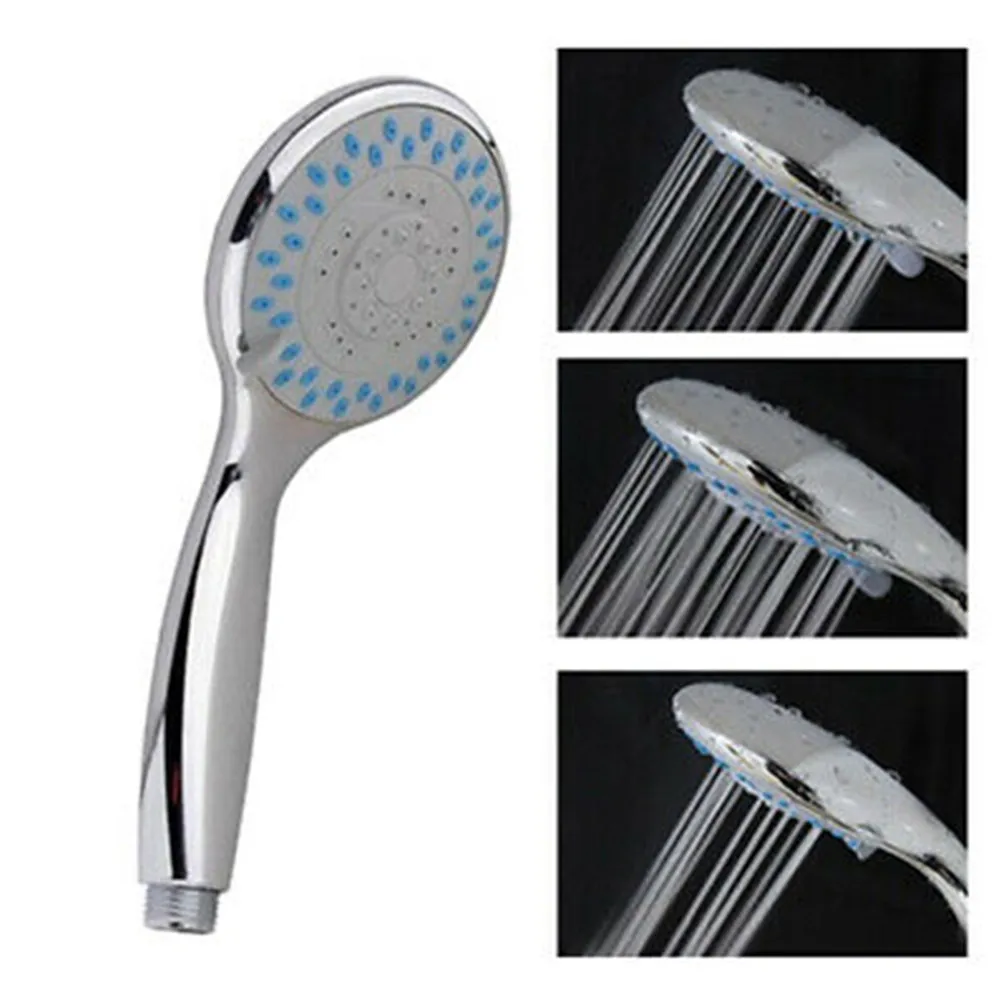 

Shower Head Water Saving Black Adjustable High Pressure Shower One-key Stop Water Massage Eco Shower Bathroom Accessories