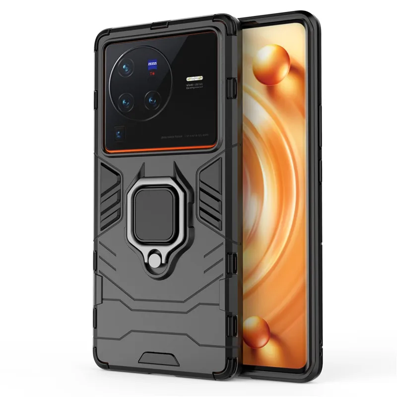 Чехол для Vivo X80 Pro чехол X70 X60 жесткий армированный держатель из поликарбоната