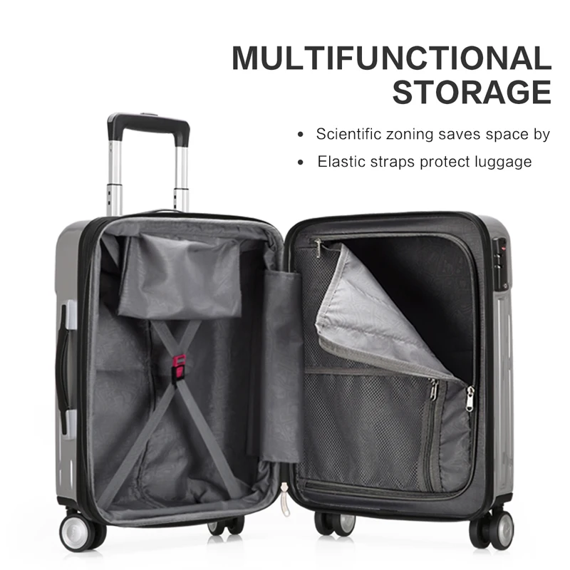 OIWAS Travel Suitcase Travel Bag 20/24/26/28 Inch Carry On Hand Luggage Rolling Wheel with USB Port for Men Women Small Suitcase