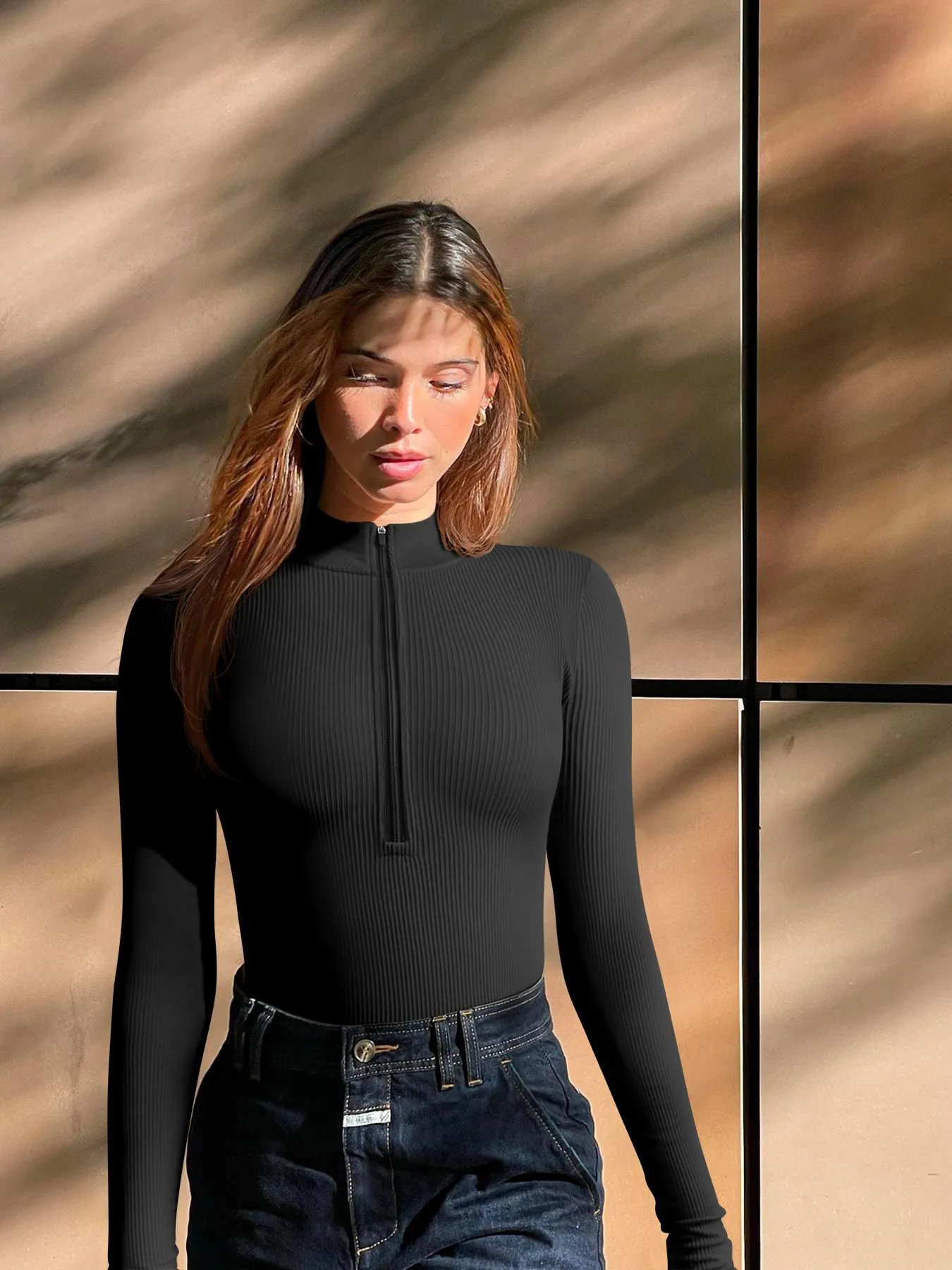 Облегающее женское сексуальное боди однотонное модное обтягивающее Женское с