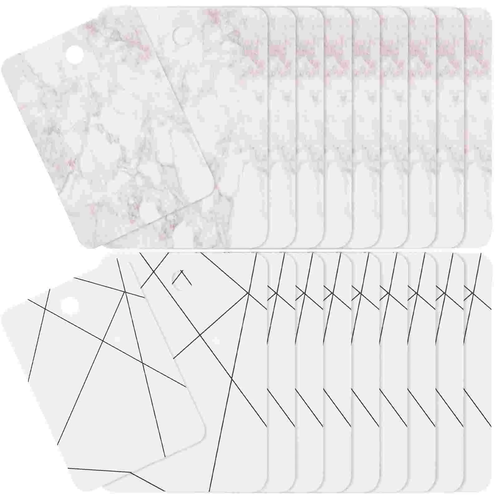 

100 Pcs White Display Shelf Ear Studs Holder Storage Card Necklace Display Cards Paper Jewelry Holder Necklace Cards