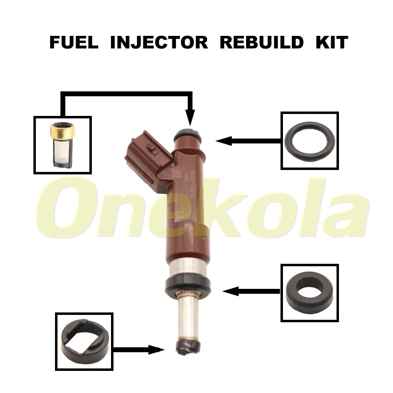 Комплект уплотнительных колец топливной форсунки уплотнительные фильтры для