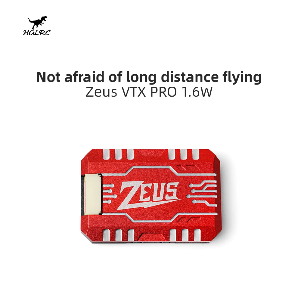 

HGLRC Zeus VTX PRO 1,6 Вт антенна FPV 5,8G передача изображения высокая мощность регулируемая с микрофоном 7-36 в