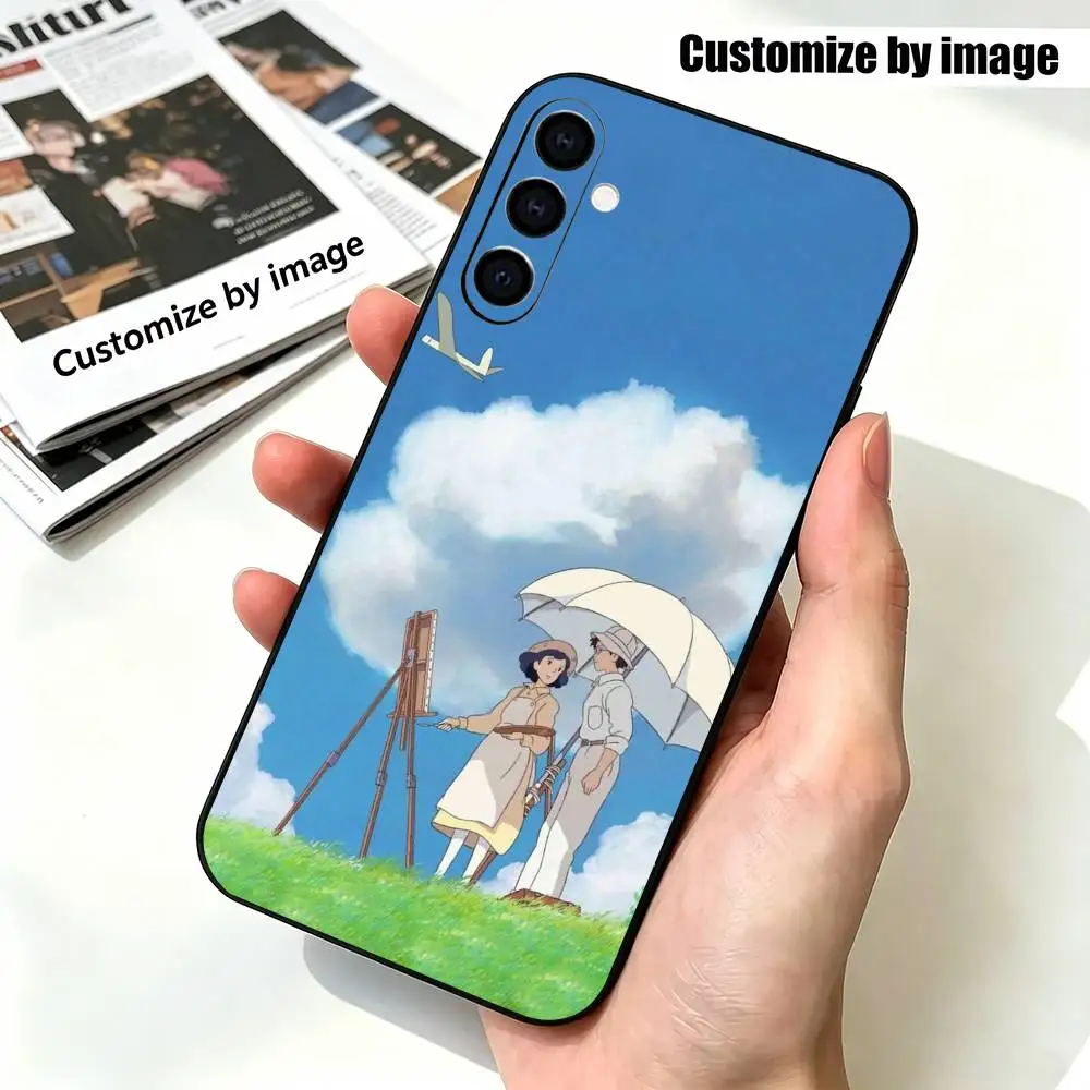Фото Чехол для телефона The Wind R-Rises Naoko Anime для Samsung Galaxy A73, A72, A71, A70, A53, A52, A51, другие модели, мягкий черный чехол №5