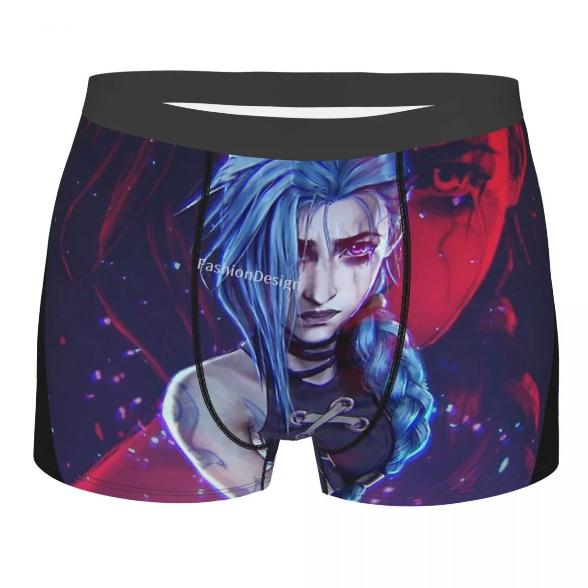 

Крутые трусы Jinx Arcane League of Legends TV, хлопковые трусы, мужское нижнее белье, удобные шорты, боксеры, трусы