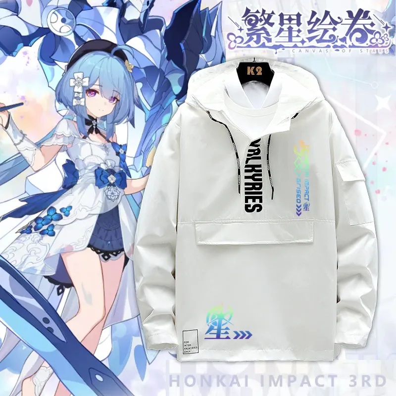 

Свитер тонкий унисекс с капюшоном и мультяшным принтом, для косплея