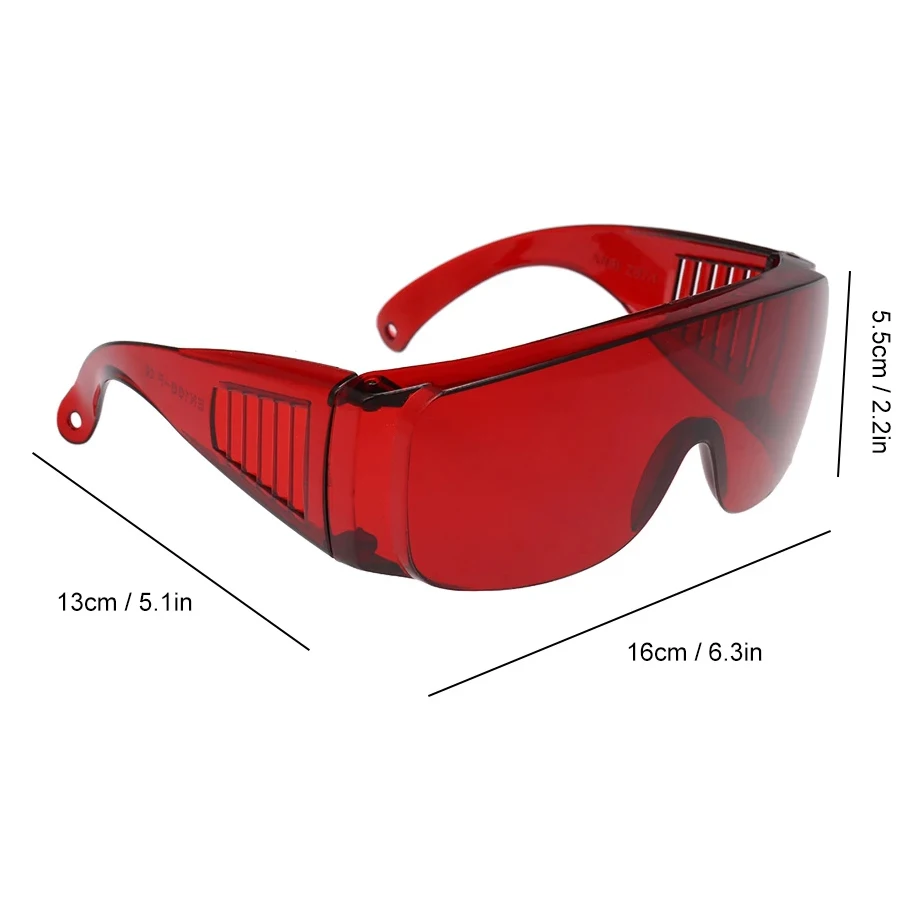 Медицинские защитные очки вентиляционные боковые экраны оправа для ПК