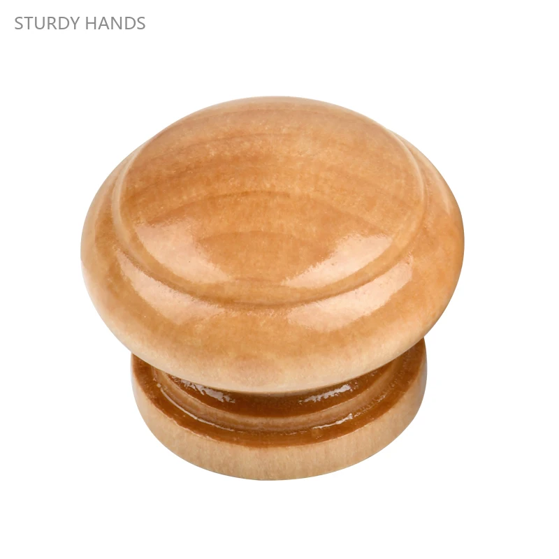 

Ручка из массива дерева с одним отверстием, 10 шт.