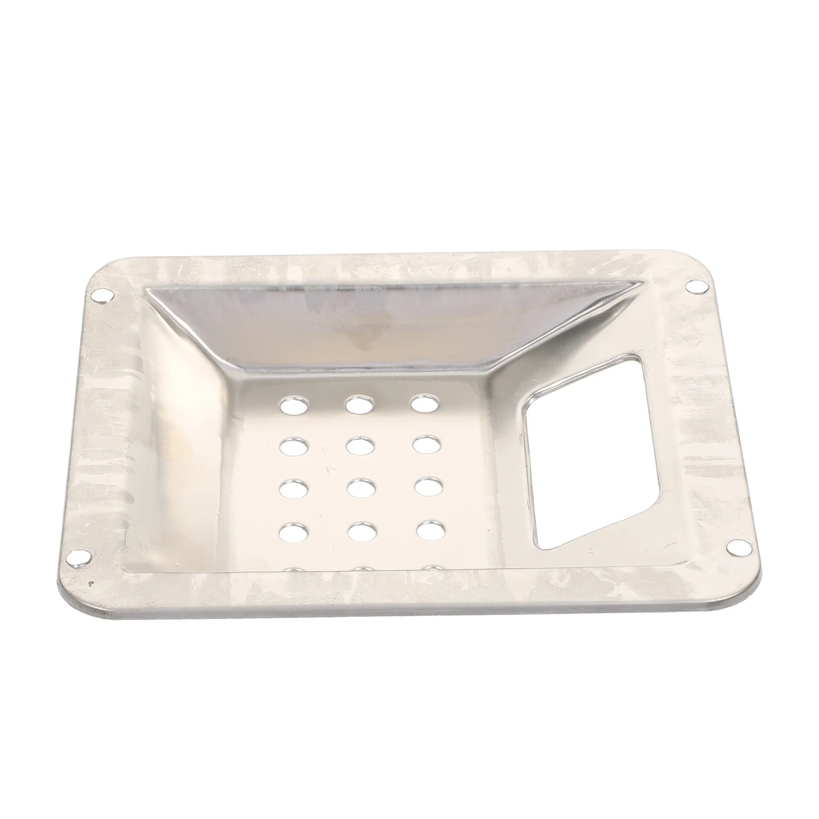 

Garbage Can Top-grid Ashtray Stainless Steel Ash Container Waste Bin Accessory