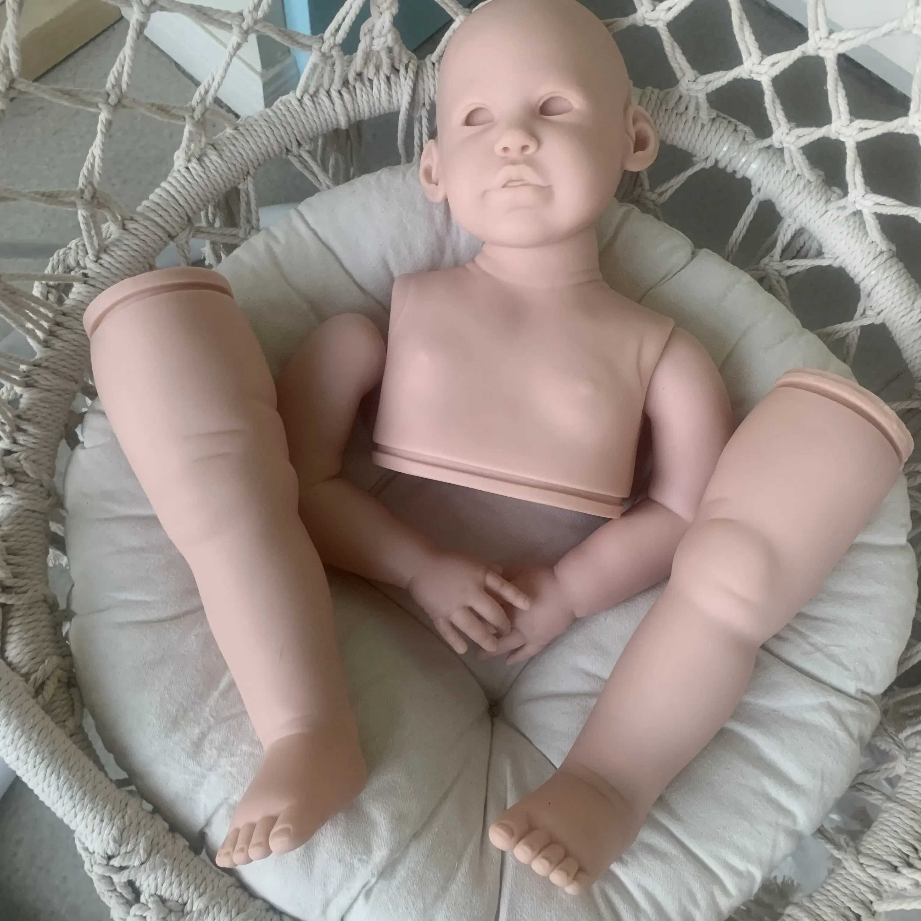 SINO-BB 29-дюймовый комплект пустых кукол Reborn Linh Life настоящий размер для малышей