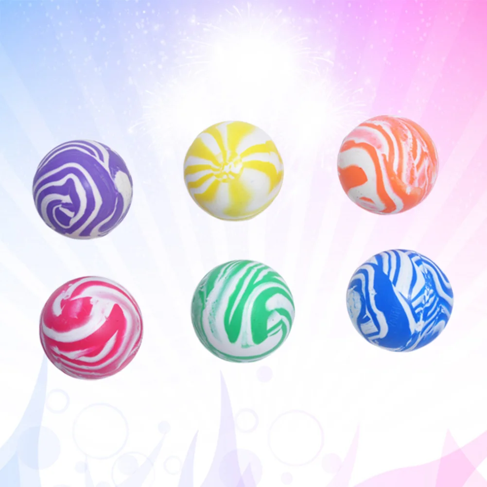 

10pcs Bounce Colorful Lightweight Funny Bounce Rubber Jumping for Toddler Kids Children