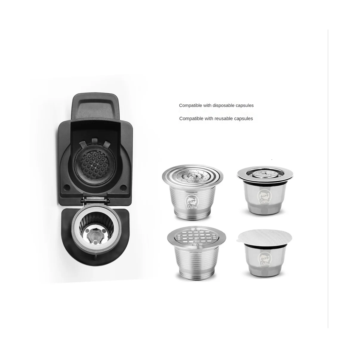 Многоразовый адаптер для кофе Dolce Gusto капсульный преобразователь Krups KP GENIO 2/DG250R