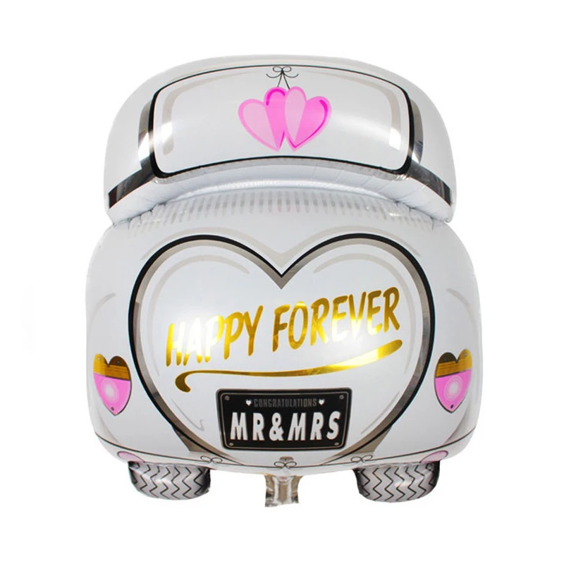 

Mr and Mrs Wedding Car Foil Balloons Inflatable Ballons Wedding Decorations Adults Engagement Anniversary Party Globos Supplies