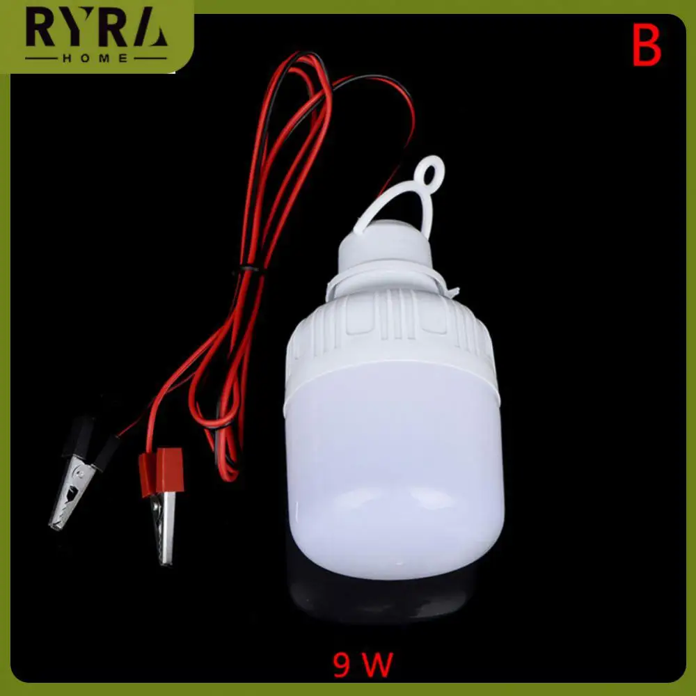 

With Wire Clip Night Market Battery Light 12v 5w 9w 15w 20w 30w 40w Clamp Lamp For Fishing Camping Led Bombillas Chip 1pcs