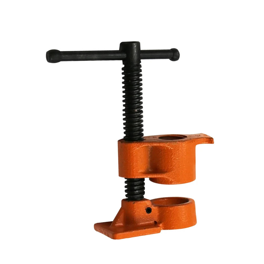 

1 Pc Pipe Clamp Heavy Duty Wood Gluing Orange Carpenter Tool for Woodworking Fixing Carpenter