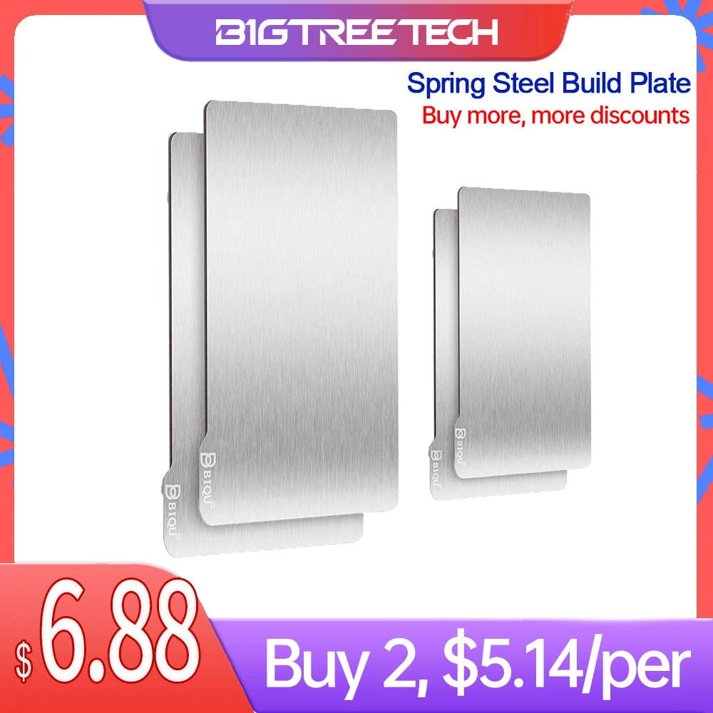 BIQU Spring Steel Flexible Build Plate Sheet Magnetic Base For UV Resin Light Curing Printing DLP SLA 3D Printer Anycubic Photon
