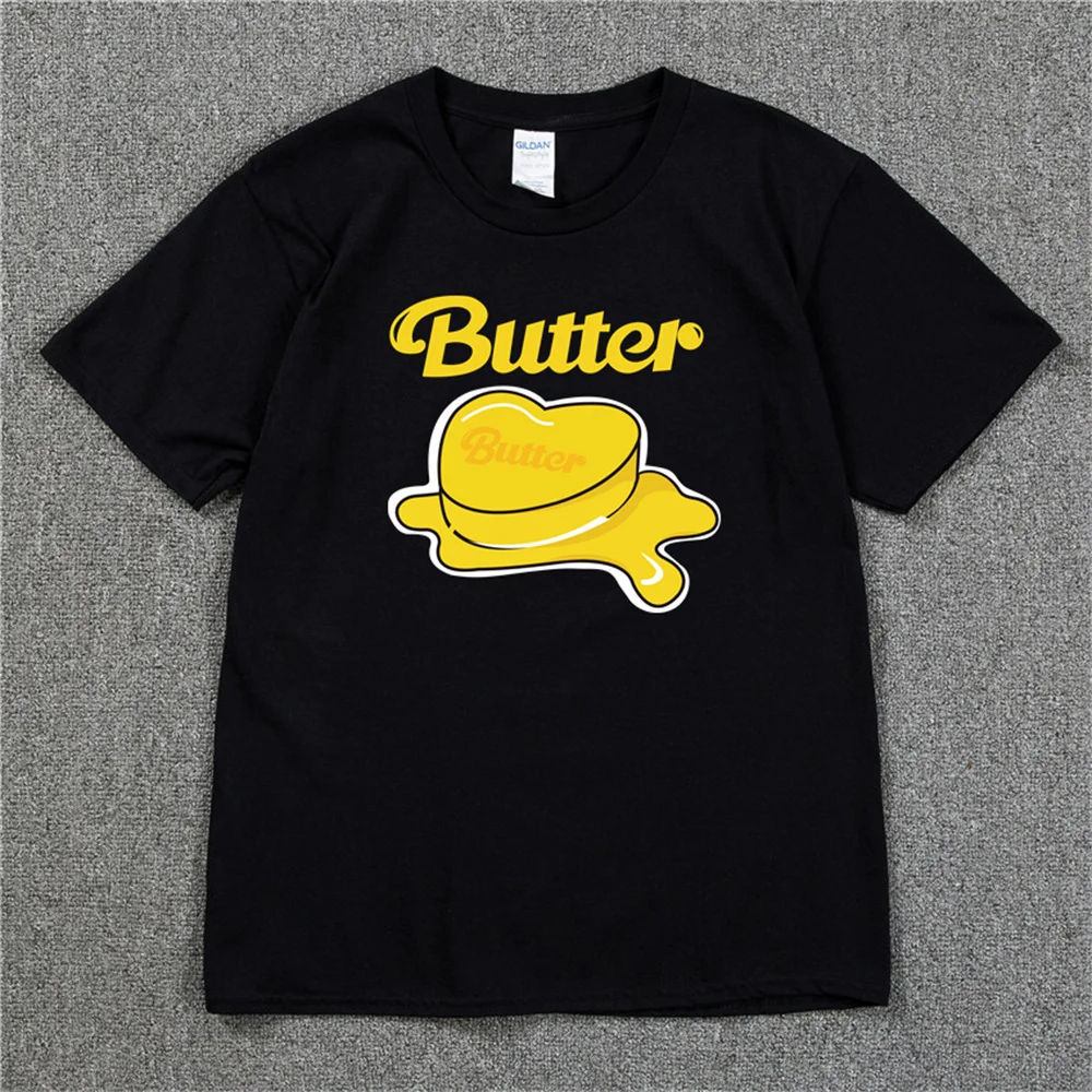 

Hot 2022 New album Butter T Shirt Men Short Sleeve Women Unisex Harajuku Hip Hop tops cute Oversized clothes