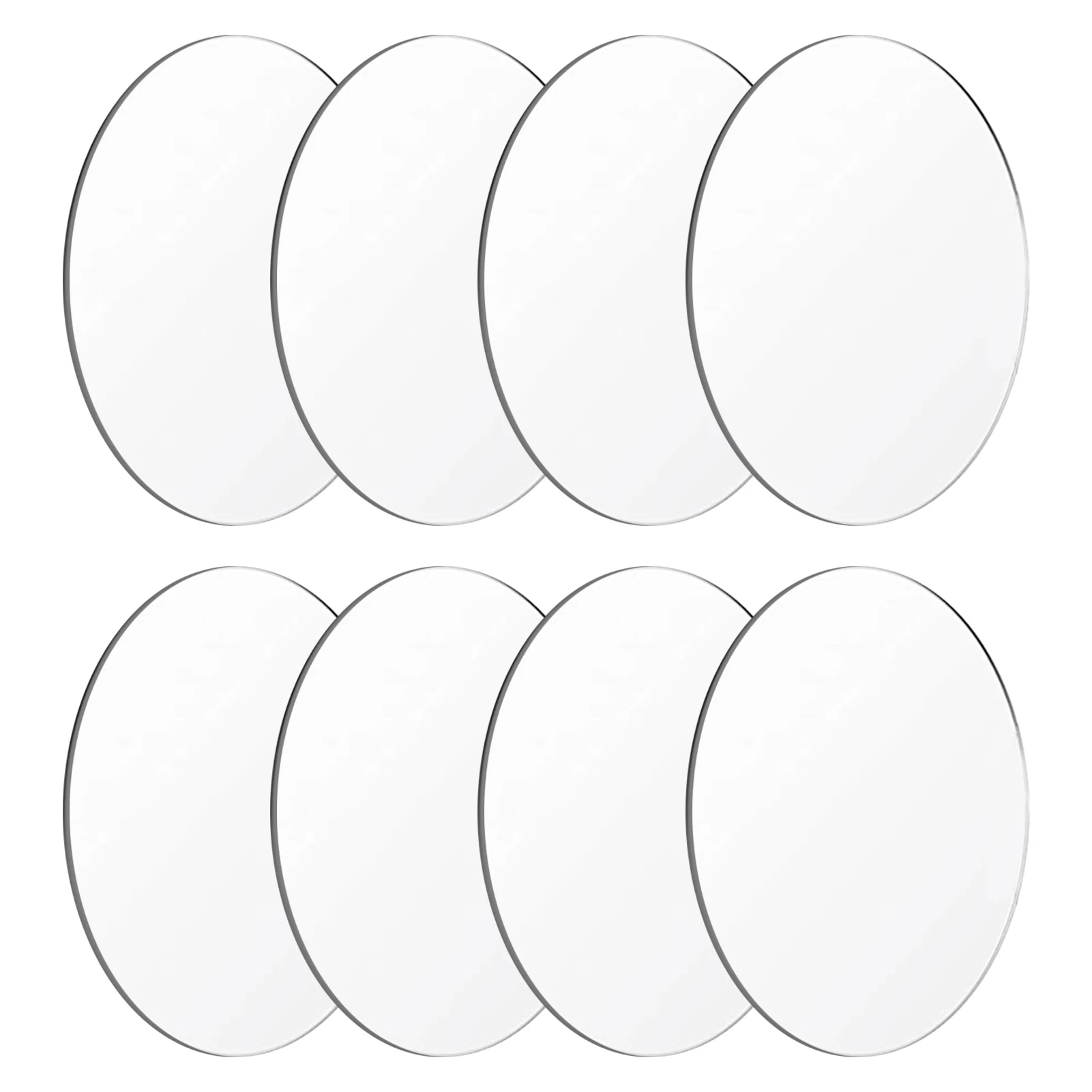 

8 шт. 15 см Демонстрация продукта, простой в чистке подарок на свадьбу, самодельная роспись, Круглый прозрачный знак для изготовления торта, а...