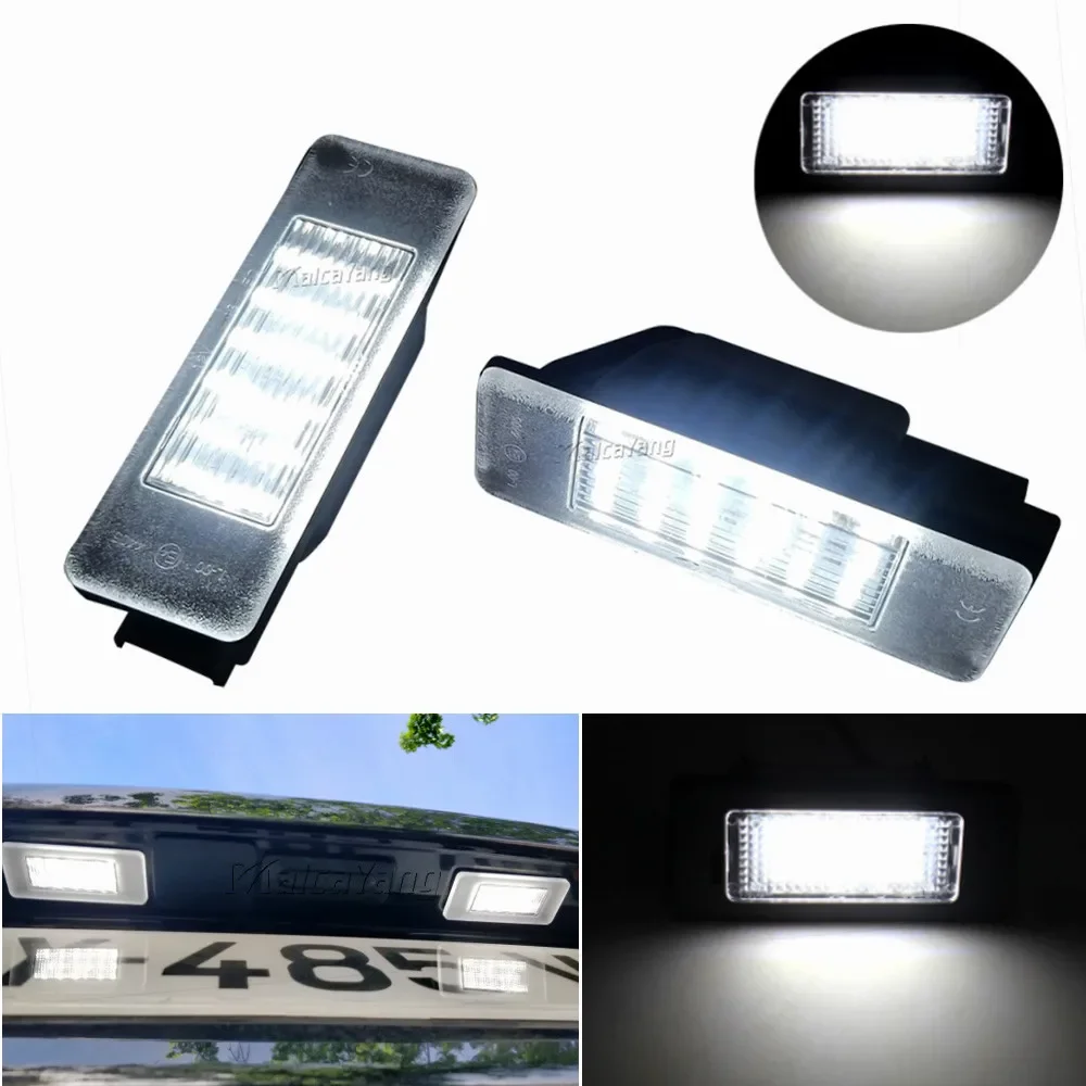 

2 шт. автомобильная задняя лампа освещения номерного знака 18SMD со светодиодной подсветкой для Peugeot Expert RCZ 307 207 308 3008 407 106 406 508 607 807 1007 806