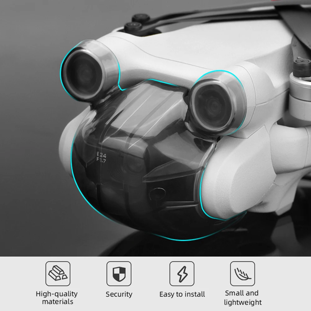 

Прозрачная черная крышка для объектива для DJI Mini 3 Pro, пылезащитная крышка для дрона, солнцезащитный козырек для объектива, взрывозащищенный ...