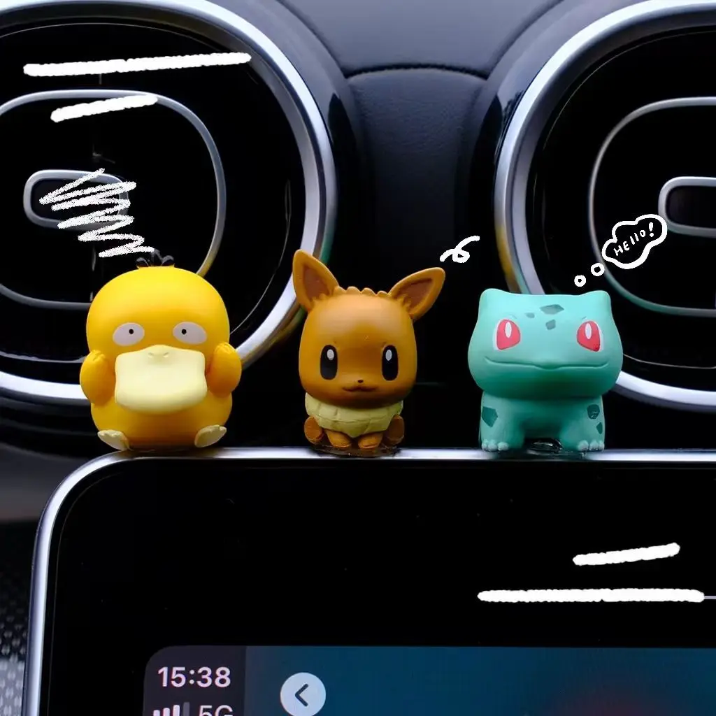 Анимационные сувениры по мотивам Pokémon: фигурки Псайдака и Сквиртла, украшения для автомобиля, декор для центрального экрана автомобиля, подарки для друзей. (art.: 3920dbe3674ac) - 3920dbe3674ac
