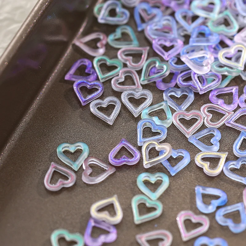 50 шт. декоративные матовые подвески для ногтей